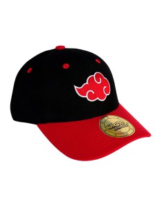 GORRA NARUTO SHIPPUDEN AKATSUKI - NEGRA Y ROJA