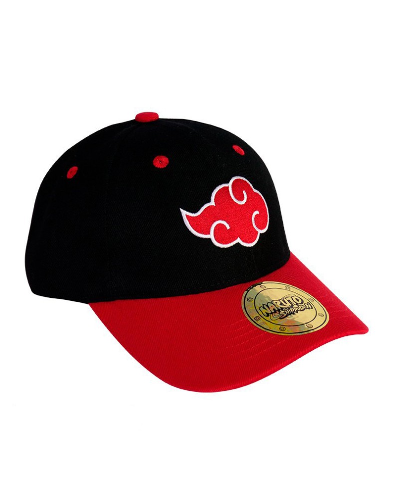 GORRA NARUTO SHIPPUDEN AKATSUKI - NEGRA Y ROJA