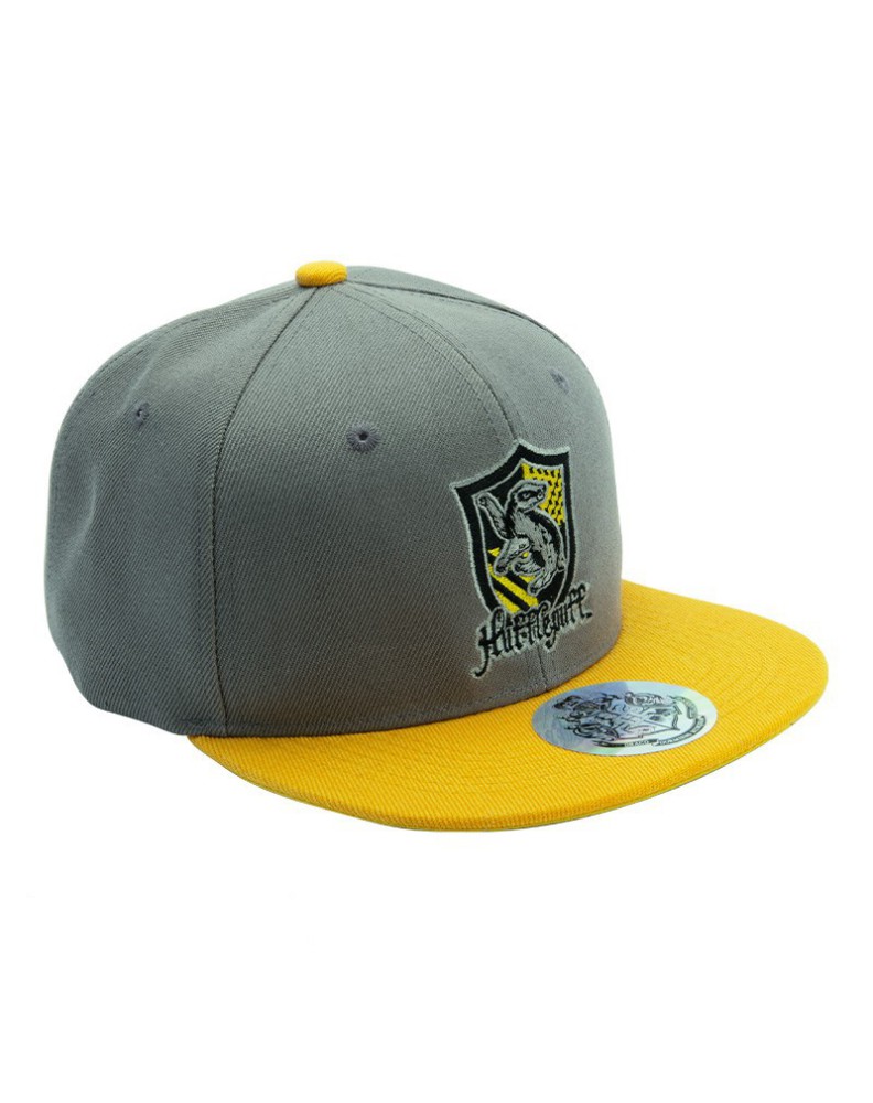 GORRA HUFFLEPUFF GRIS Y AMARILLA - HARRY POTTER