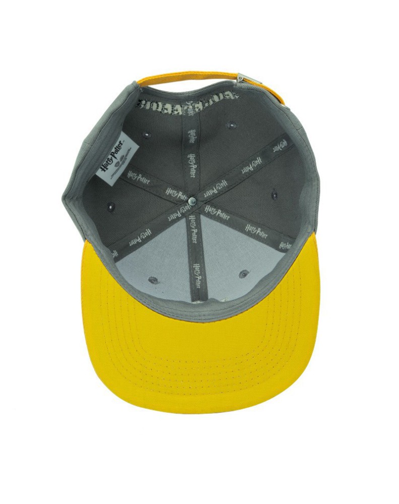 GORRA HUFFLEPUFF GRIS Y AMARILLA - HARRY POTTER