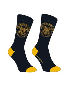 CALCETINES HARRY POTTER HOGWARTS NEGRO/AMARILLO