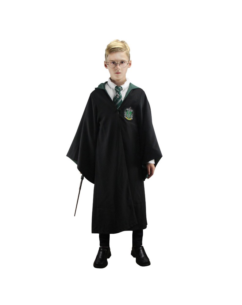TÚNICA HARRY POTTER SLYTHERIN NIÑOS