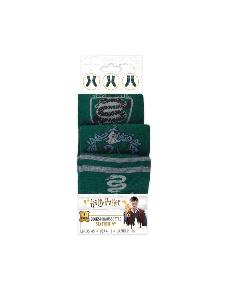 SET OF SOCKS HARRY POTTER SLYTHERIN