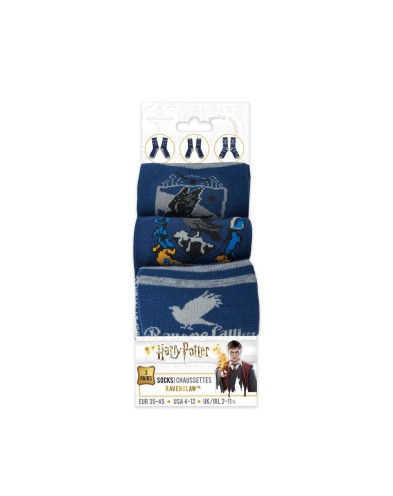 SET DE CALCETINES HARRY POTTER RAVENCLAW