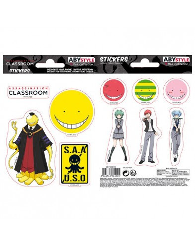 ASSASSINATION CLASSROOM - STICKERS - 16X11CM/ 2 SHEETS - KORO