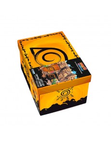 PACK DE REGALO NARUTO SHIPPUDEN - VASO GRANDE + LLAVERO 3D + TAZA 3D