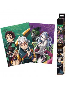 DEMON SLAYER - SET 2 CHIBI POSTERS -ENTERTAINMENT DISTRICT (52X38)