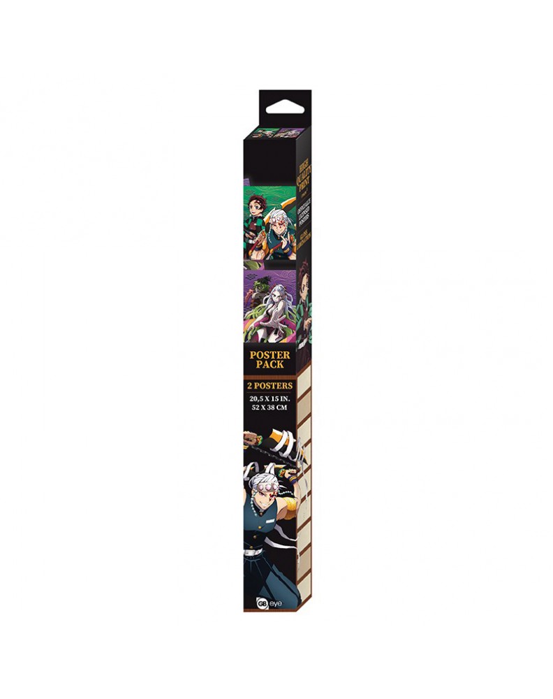 DEMON SLAYER - SET 2 CHIBI POSTERS -ENTERTAINMENT DISTRICT (52X38)