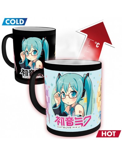 HATSUNE MIKU - MUG HEAT CHANGE - 320ML - CHARACTERS