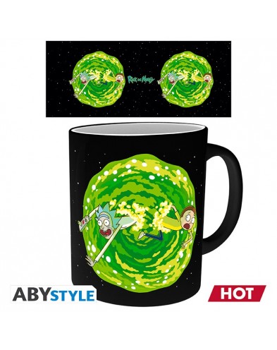RICK AND MORTY - MUG HEAT CHANGE - 320 ML - PORTAL