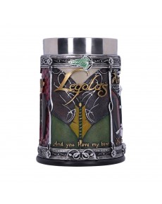 LORD OF THE RINGS THE FELLOWSHIP TANKARD 15.5CM