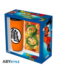 DRAGON BALL - SET DE REGALO TAZA VASO + LIBRETA