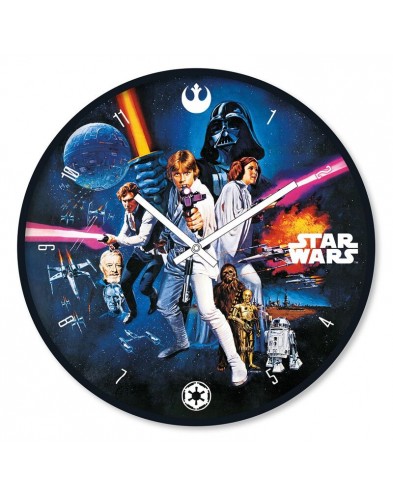 RELOJ DE PARED STAR WARS UNA NUEVA ESPERANZA