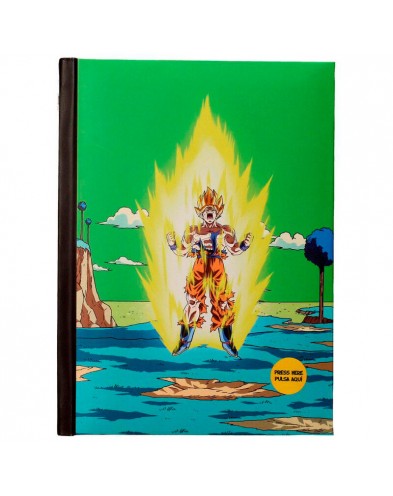 CUADERNO A5 NAMEK FINAL BATTLE DRAGON BALL Z CON LUZ