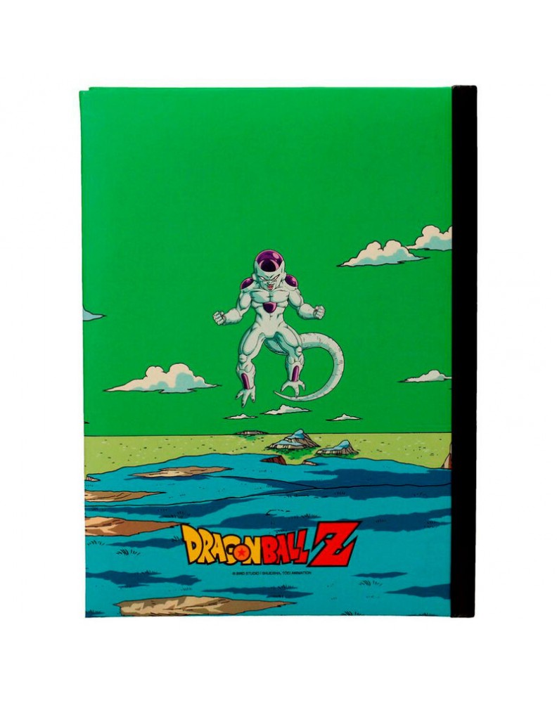 CUADERNO A5 NAMEK FINAL BATTLE DRAGON BALL Z CON LUZ