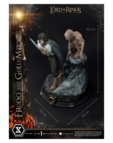 ESTATUA DE FRODO Y GOLLUM -1