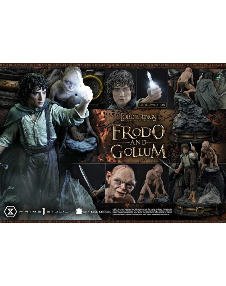 THE LORD OF THE RINGS ESTATUE 1/4 FRODO & GOLLUM BONUS VERSION 46 CM - PRIME 1