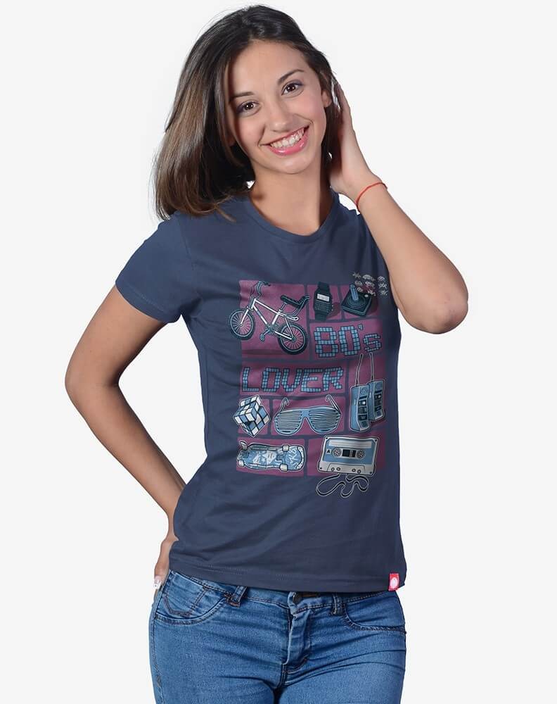 80's Lover tshirt girl