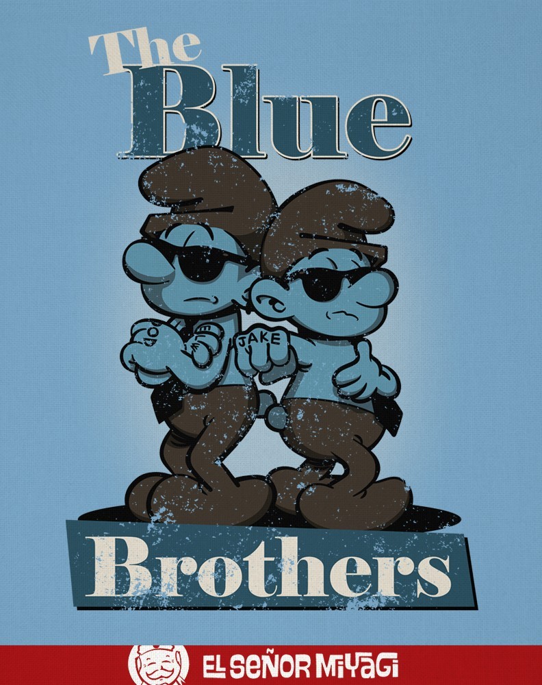 Camiseta Blue Brothers Niño