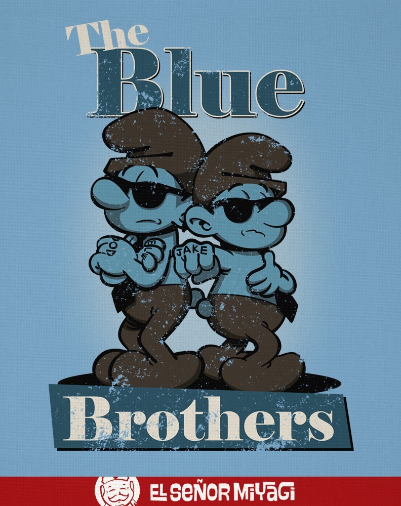 Camiseta Blue Brothers Chica