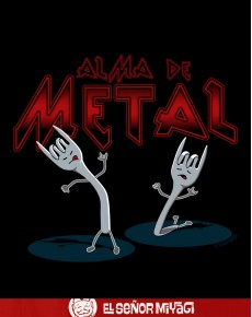 CAMISETA ALMA DE METAL UNISEX