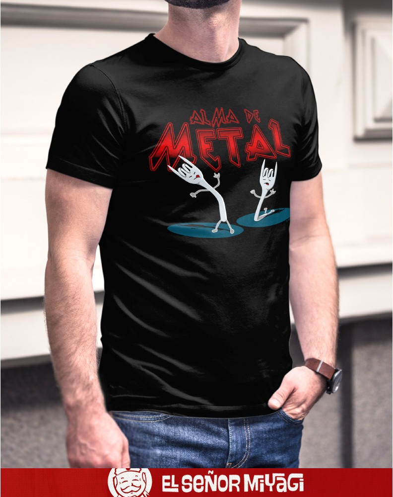 CAMISETA ALMA DE METAL UNISEX