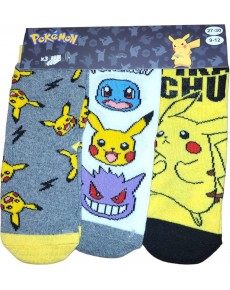 PACK-3 SOCKS POKEMON 