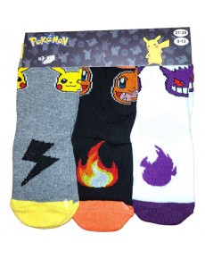 PACK-3 SOCKS POKEMON 