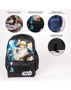 MOCHILA ESCOLAR GRANDE 44 CM STAR WARS