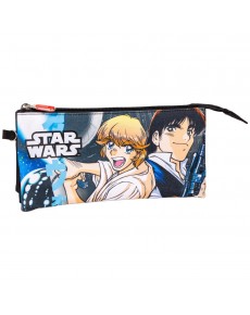 ESTUCHE PORTATODO 3 COMPARTIMENTOS STAR WARS