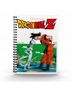 LIBRETA 3D DRAGON BALL FREEZER VS GOKU