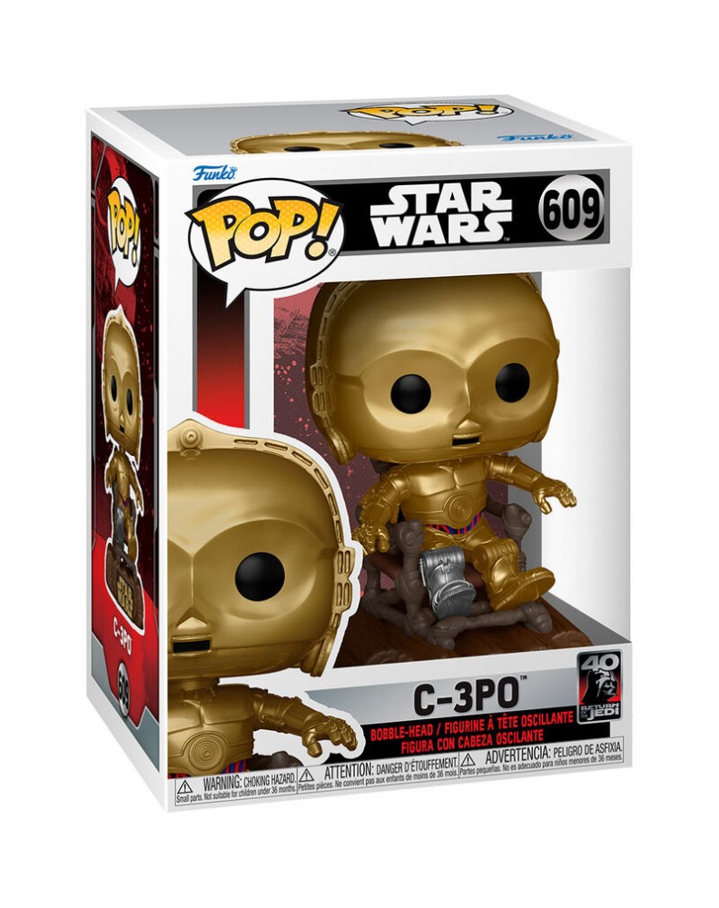 FUNKO POP! EL RETORNO DEL JEDI 40TH- C3P0 IN CHAIR STAR WARS