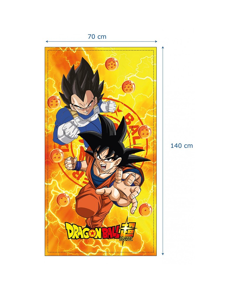  MICROFIBRE BEACH TOWEL -DRAGON BALL Z- GOKU AND VEGETA 70X140 CM