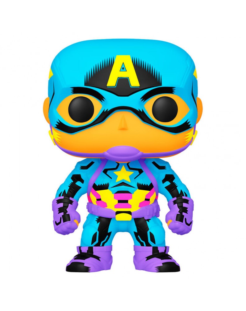 FUNKO BLACKLIGHT MARVEL CAPITAN AMERICA EXCLUSIVE