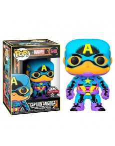 FUNKO BLACKLIGHT MARVEL CAPITAN AMERICA EXCLUSIVE