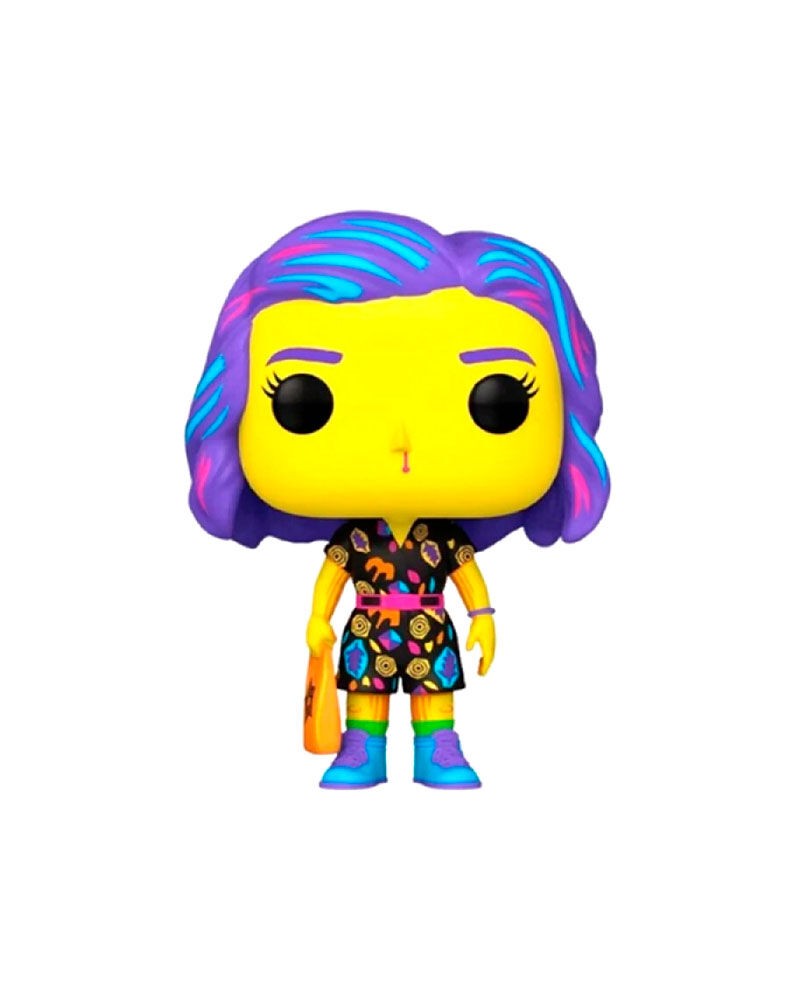 FUNKO POP STRANGER THINGS ELEVEN IN MALL OUTFIT BLACK LIGHT EXCLUSIVE