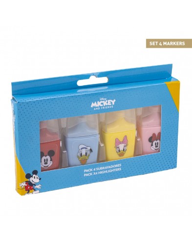 HIGHLIGHTERS PACK X4 MICKEY