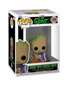 FUNKO POP! MARVEL: I AM GROOT - GROOT W/CHEESE PUFFS