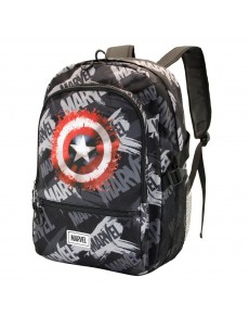 FIGHT FAN CAPTAIN AMERICA SCRATCHES BACKPACK