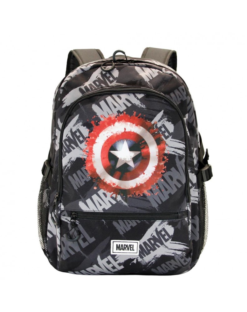 FIGHT FAN CAPTAIN AMERICA SCRATCHES BACKPACK