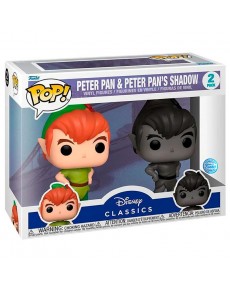 BLISTER 2 FIGURES POP DISNEY PETER PAN - PETER PAN & PETER PANS SHADOW EXCLUSIVE