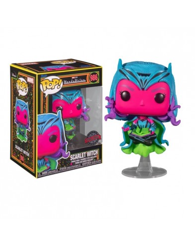 FUNKO POP! MARVEL STUDIOS WANDAVISION SCARLET WITCH (BRUJA ESCARLATA) BLACKLIGHT