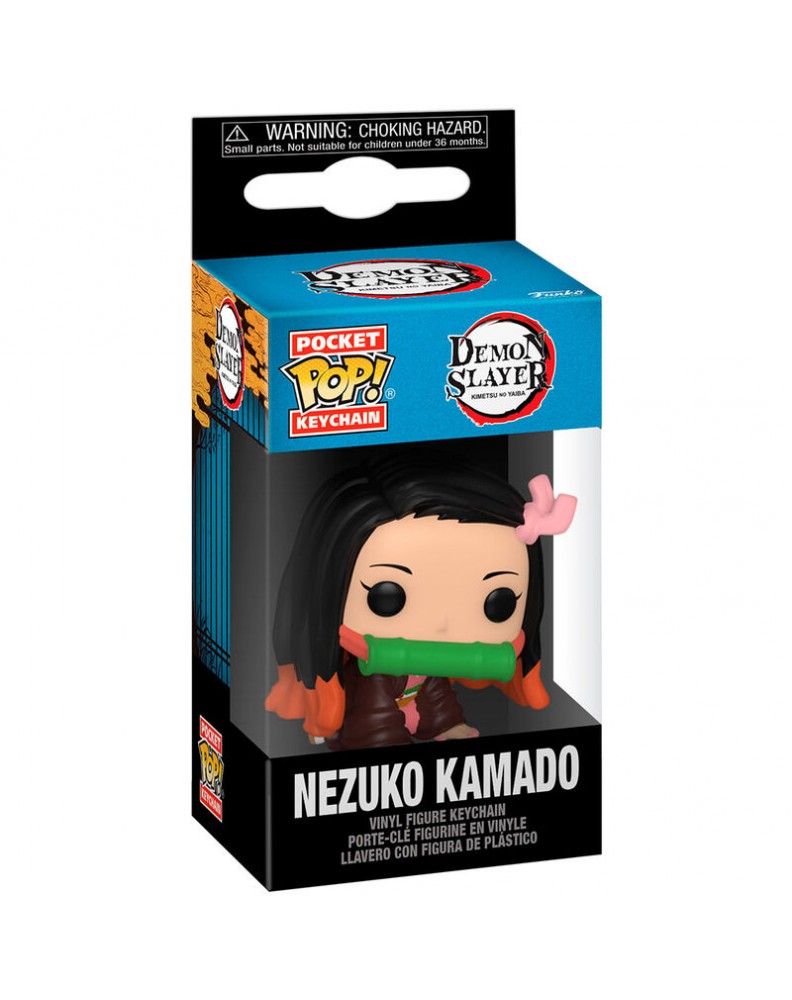 FUNKO POP KEYCHAIN DEMON SLAYER KIMETSU NO YAIBA NEZUKO KAMADO