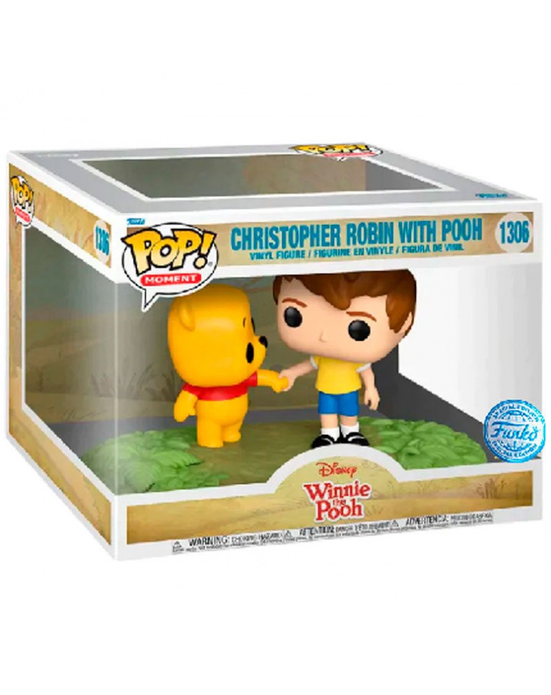 FUNKO POP! MOMENTS DISNEY WINNIE THE POOH CHRISTOPHER ROBIN WITH POOH EXCLUSIVE