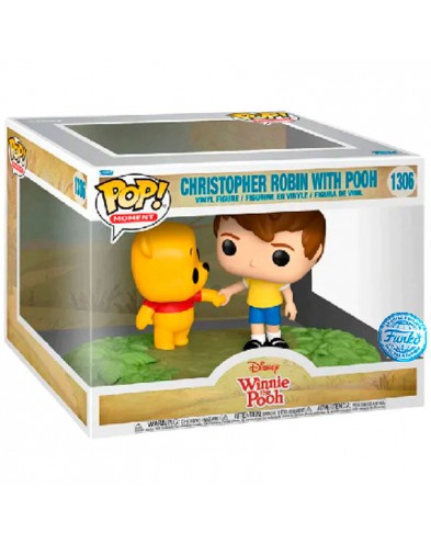 FUNKO POP! MOMENTS DISNEY WINNIE THE POOH CHRISTOPHER ROBIN WITH POOH EXCLUSIVE