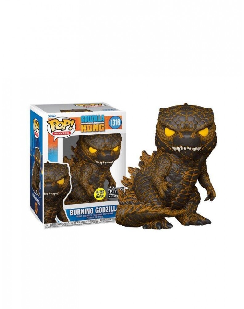 FUNKO POP! GODZILLA VS KONG BURNING GODZILLA SPECIAL EDITION GLOW IN THE DARK