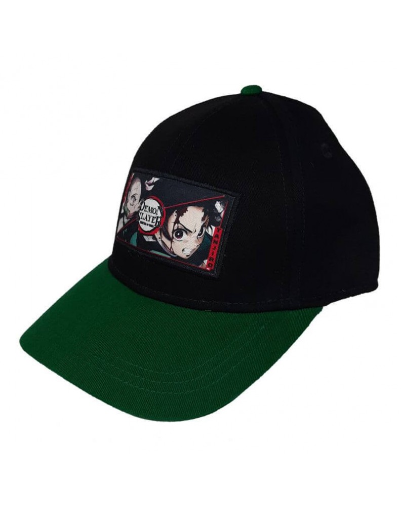 GORRA NEGRA Y VERDE DEMON SLAYER NEZUKO Y TANGIRO