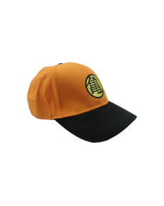 GORRA NARANJA DRAGON BALL KAME LOGO BORDADO