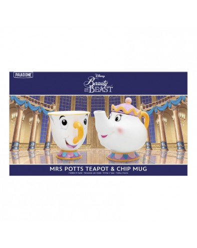 PACK TETERA MRS POTTS Y TAZA CHIP DISNEY LA BELLA Y LA BESTIA