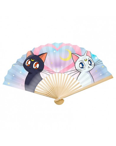 SAILOR MOON ABANICO SAILOR MOON Y GATOS